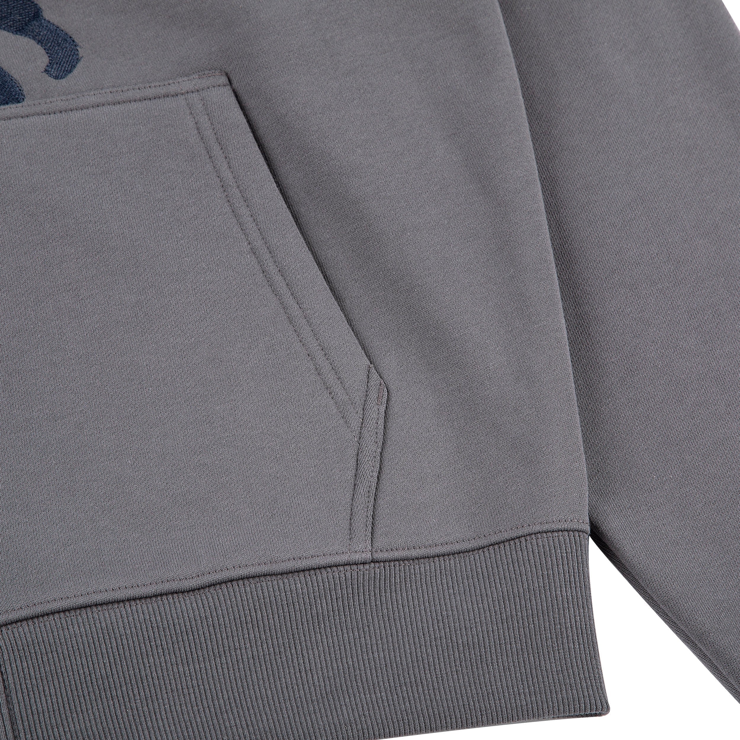 "riot" Zip Up grey