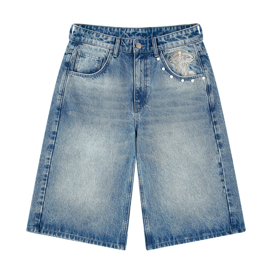 "awakening" Jorts blue