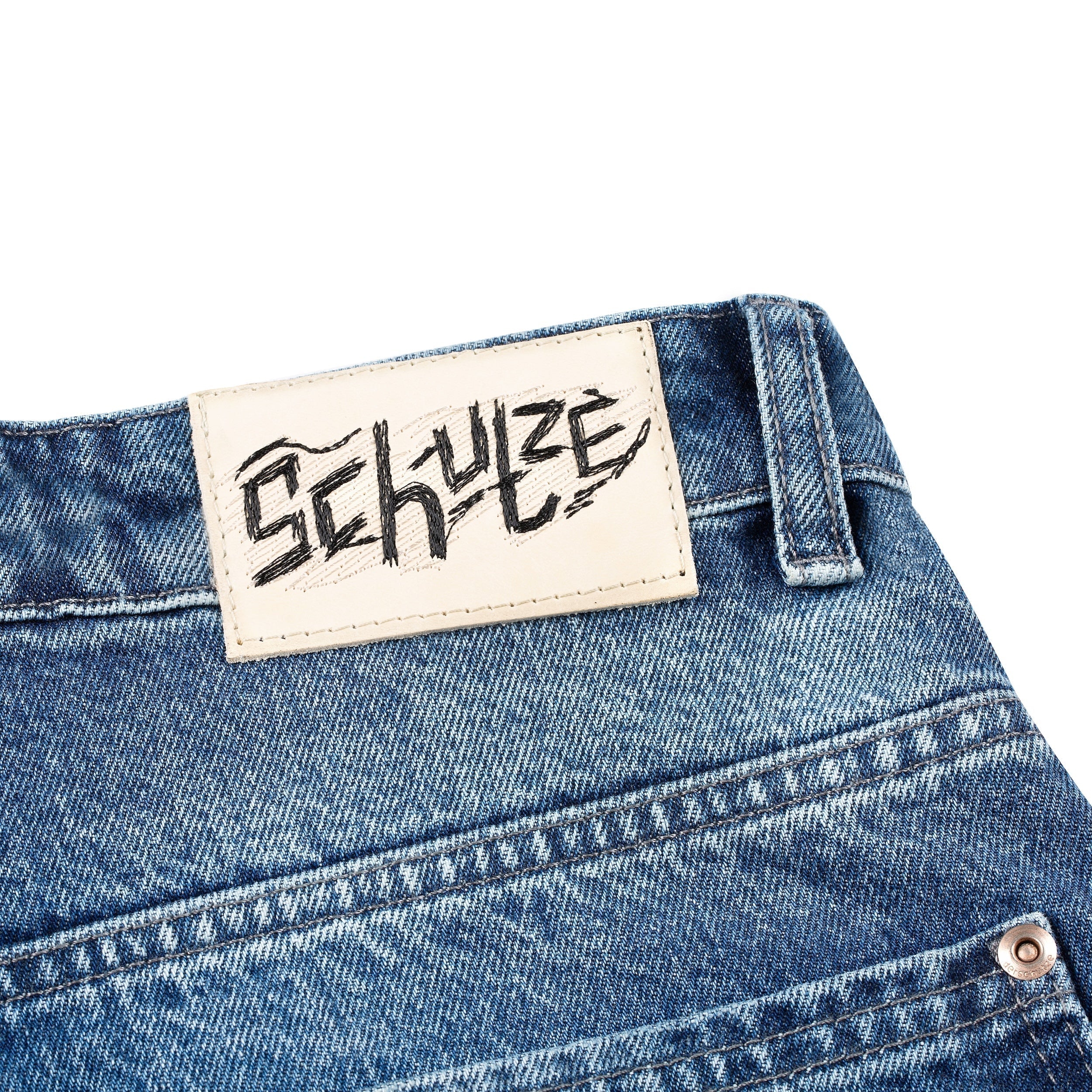 "koi fish v2" denim blue