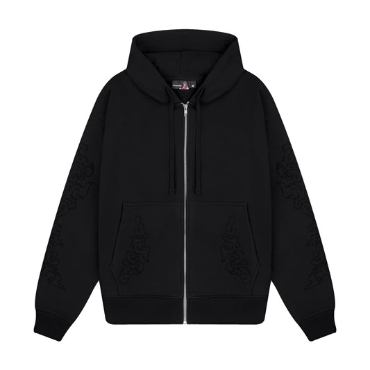 "western" Zip Up black
