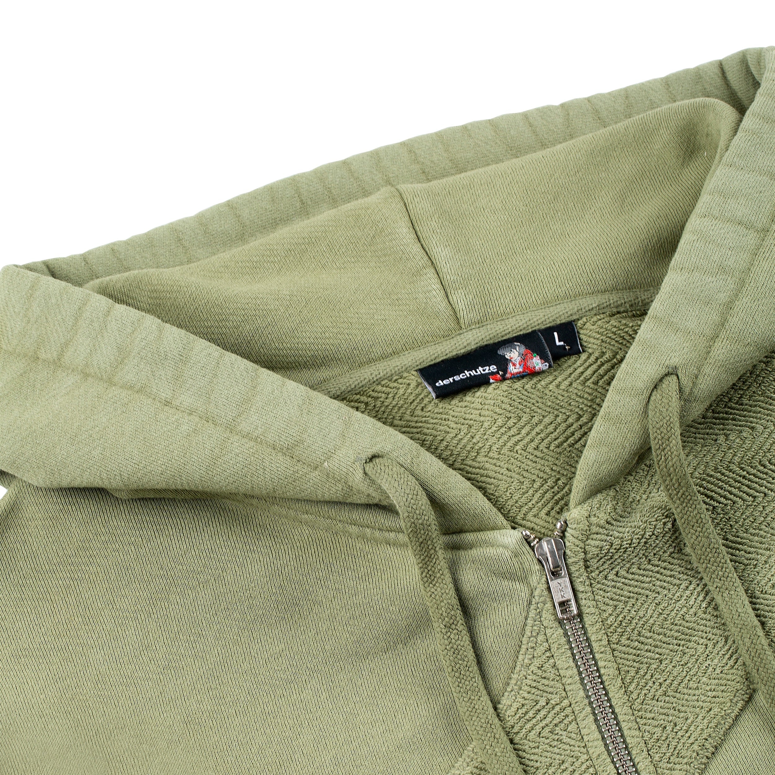 "lotus" Zip Up green