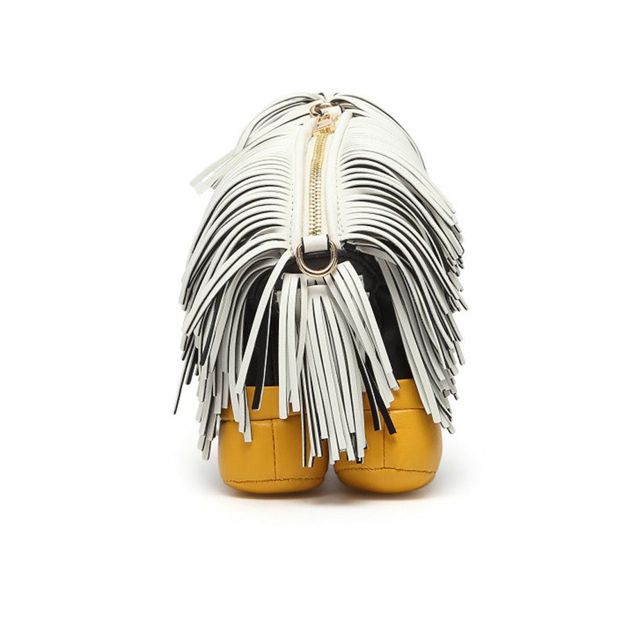 Chrome Heart Leather Bag Crossbody Bag