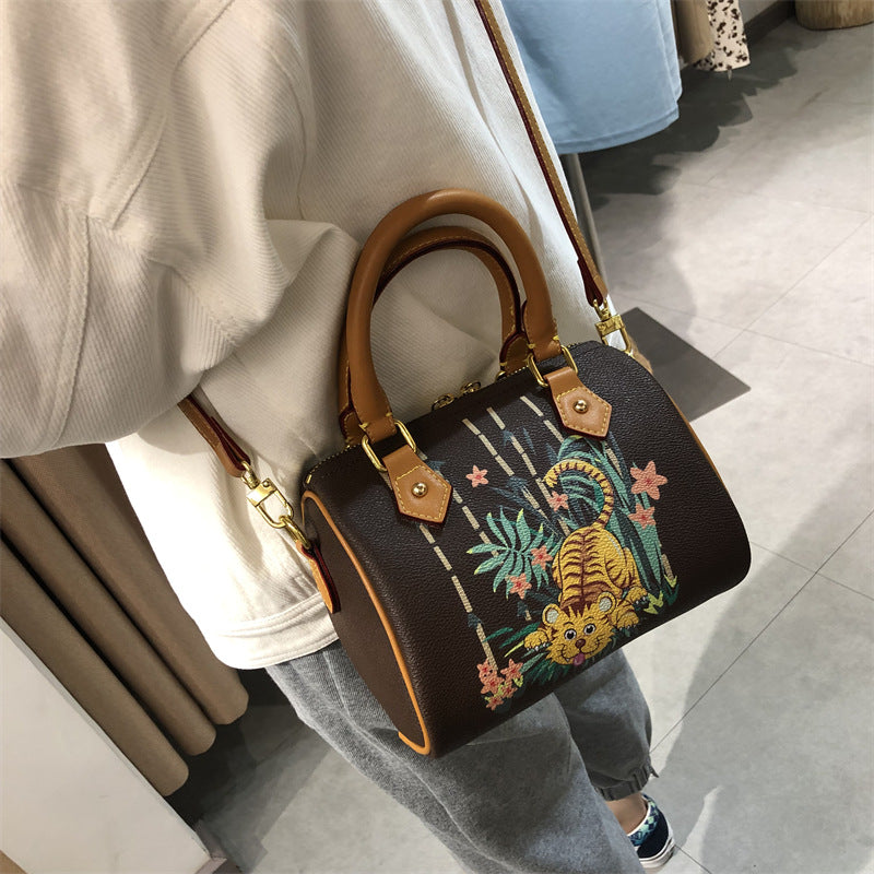 Chrome Heart Leather Bag Shoulder Crossbody Bag