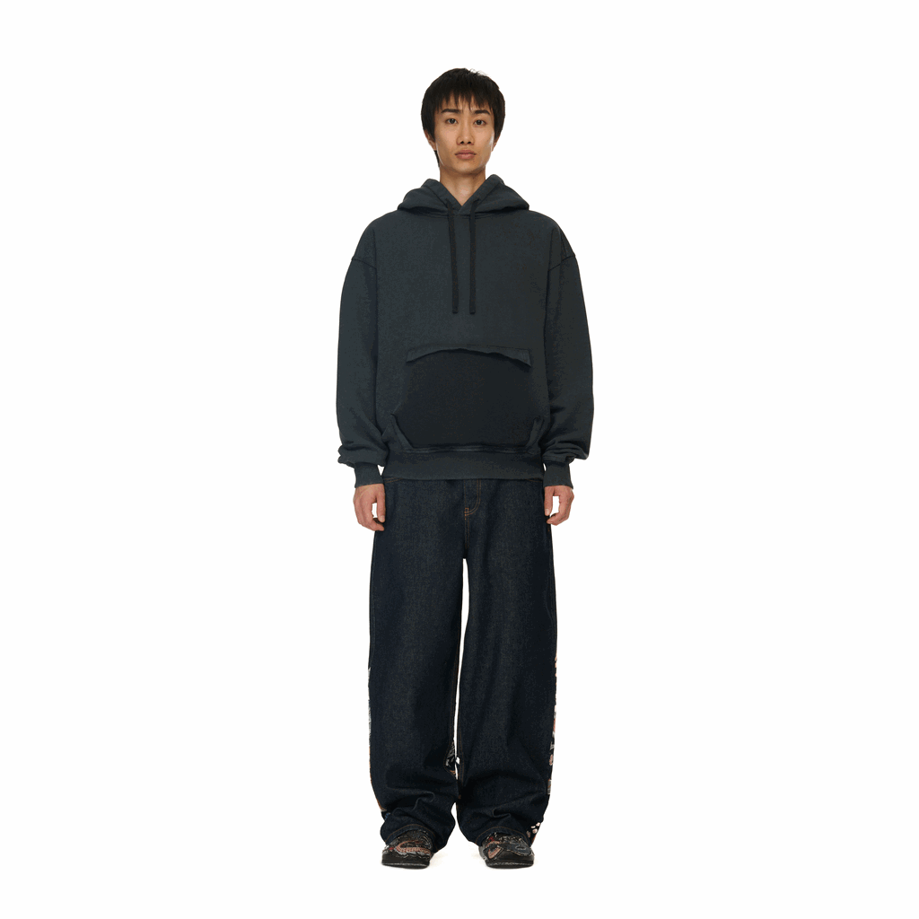 "yakuza" Hoodie black 01